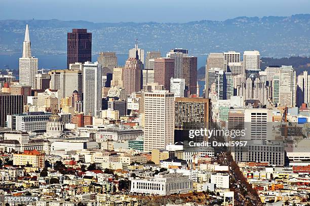 estação do centro da cidade de san francisco antena - boxímane imagens e fotografias de stock