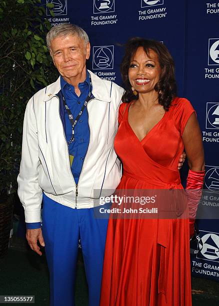 David Williams and Florence LaRue during Starry Night Benefit Honoring Los Angeles Mayor Antonio Villaraigosa - Red Carpet at Villa Casablanca in...