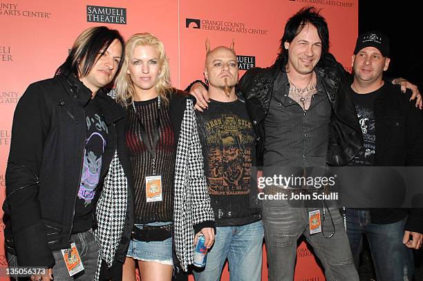 Amir, Courtney, Birch, Ryan and Stan of Julian K during Camp Freddy Concert to Launch the Orange County Performing Arts Center - October 20, 2006 at...