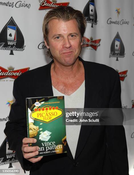 Vincent Van Patten during 2007 World Poker Tour Celebrity Invitational - Red Carpet at Commerce Casino in Commerce, California, United States.
