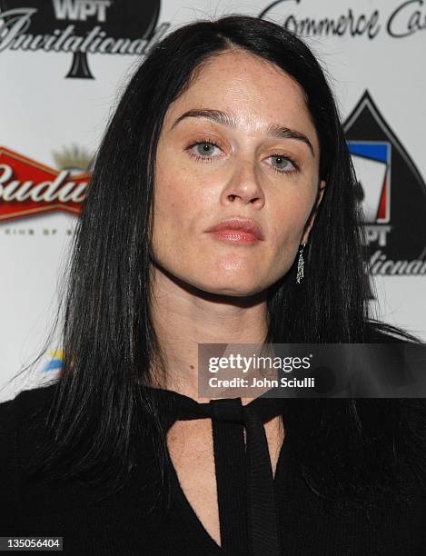 Robin Tunney during 2007 World Poker Tour Celebrity Invitational - Red Carpet at Commerce Casino in Commerce, California, United States.