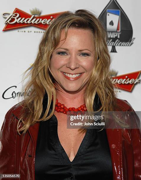 Karri Turner during 2007 World Poker Tour Celebrity Invitational - Red Carpet at Commerce Casino in Commerce, California, United States.