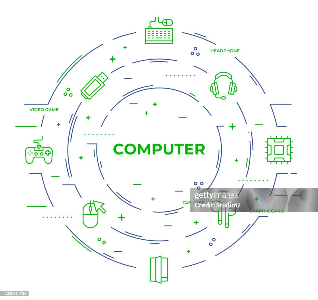 Computer Infographic Template High-Res Vector Graphic - Getty Images