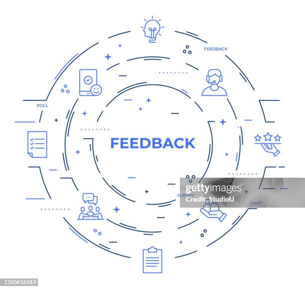 feedback infographic template - surveyor stock illustrations