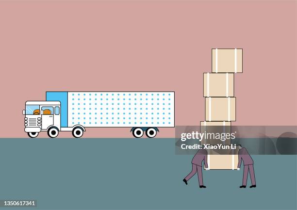 Man Carrying Heavy Load Drawing Photos and Premium High Res Pictures ...