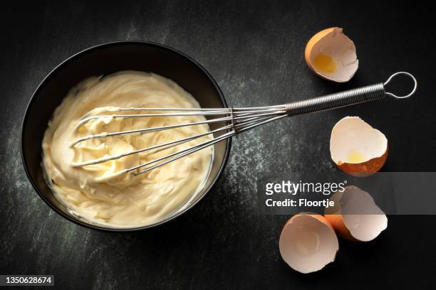 zutaten: mayonaise stillleben - mayonnaise stock-fotos und bilder