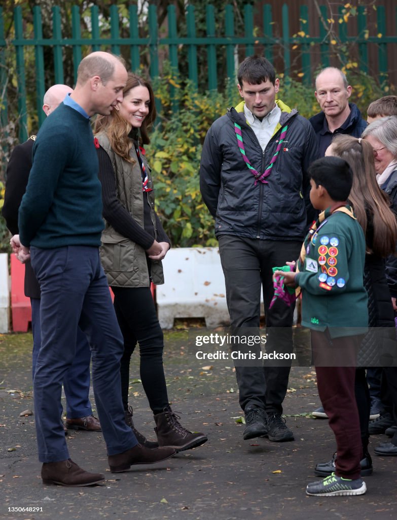 Duke And Duchess Of Cambridge Visit Alexandra Park Sports Hub - COP26 Day 2 - Royal Engagements