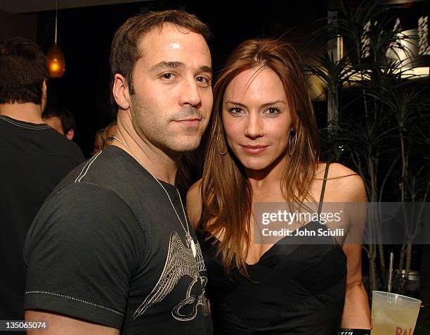 Jeremy Piven and Krista Allen during Palms Casino Resort 1st Annual Fantasy Suite Block Party at Palms Hotel in Las Vegas, Nevada, United States.