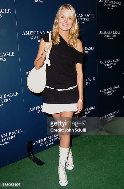 Sunny Mabrey during American Eagle Outfitters Rocks Los Angeles with a Back to School Tailgate Party - Red Carpet at Hollywood Lot in Hollywood,...