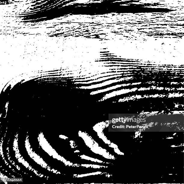wood. grunge texture. black dusty scratchy pattern. abstract grainy background. vector design artwork. textured effect. crack. - hatch texture stock illustrations