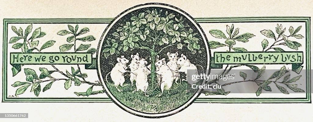 Mice dance around a plant