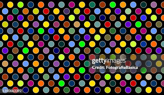 Array of multi colored circles Array of multi colored circles