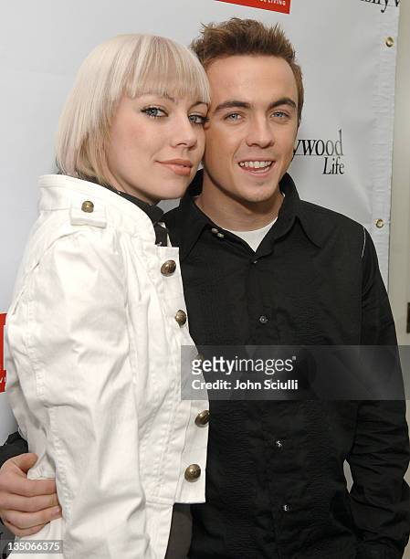 Jamie Gandy and Frankie Muniz during Diesel Presents Young Hollywood Awards Countdown - March 30, 2006 at Liberace's Penthouse in Los Angeles,...