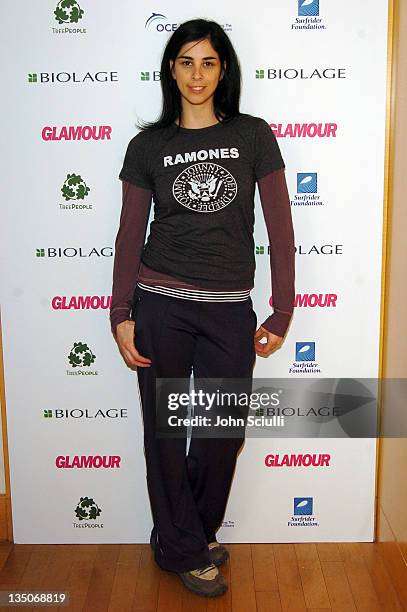 Sarah Silverman during Glamour Presents Biolage Golden Globe Style Lounge - Day 2 at L'Ermitage Hotel in Beverly Hills, California, United States.