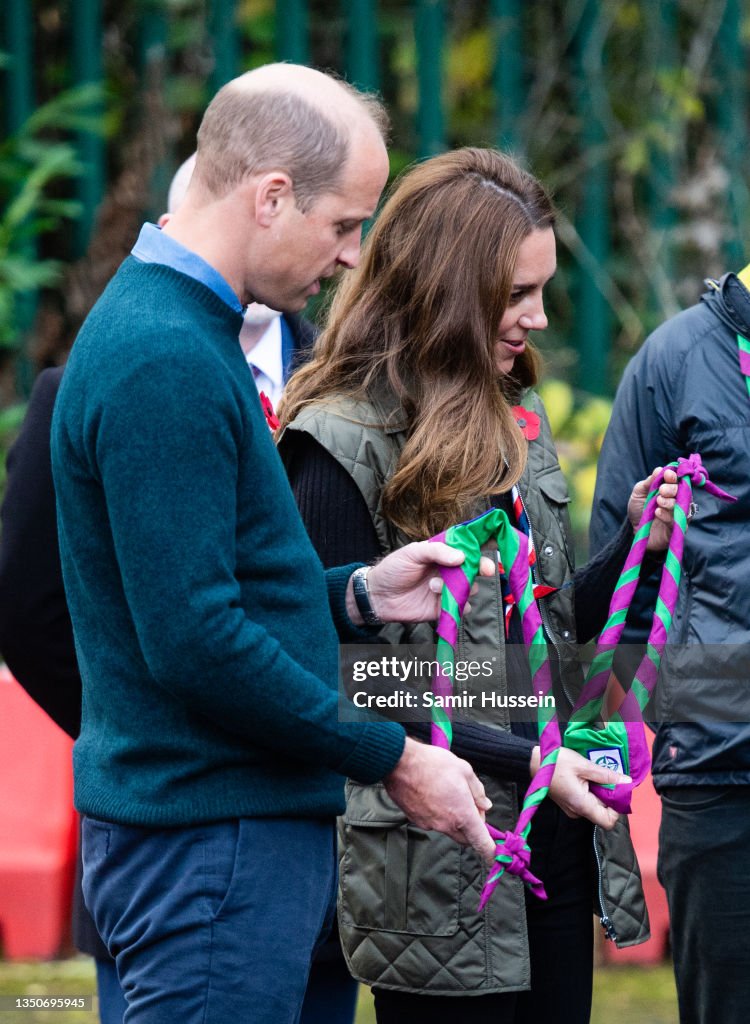 Duke And Duchess Of Cambridge Visit Alexandra Park Sports Hub - COP26 Day 2 - Royal Engagements