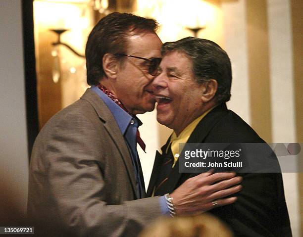 Peter Bogdanovich and Jerry Lewis, winner of the Career Achievement Award