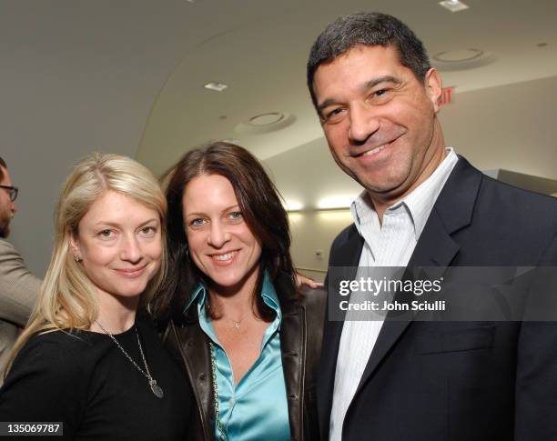 Sarah Greenberg, Cathy Schulman and Yon Elvira during "Deliver Us From Evil" Private Screening Hosted by Catherine Keener at The Endeavor Screening...