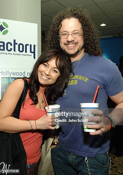 Lindsey Labrum and Joe Reitman at bodyfactory during Silver Spoon Hollywood Buffet - Day 1 at Private Residence in Beverly Hills, CA, United States.