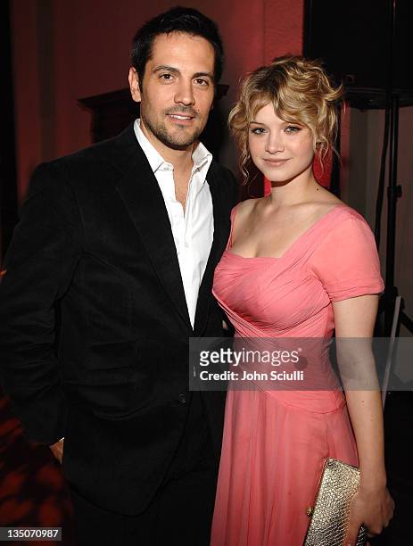 Michael Landes and Sarah Jones during GMC, the Official Sponsor of FOX's "The Wedding Bells" Premiere Party at Wilshire Ebel Theatre in Los Angeles,...