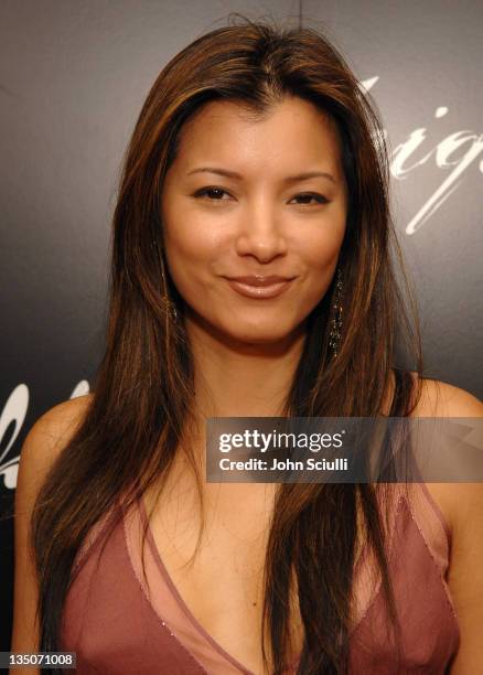 Kelly Hu during Oakley Women's Eyewear Launch Party at Sunset Tower Hotel in West Hollywood, California, United States.