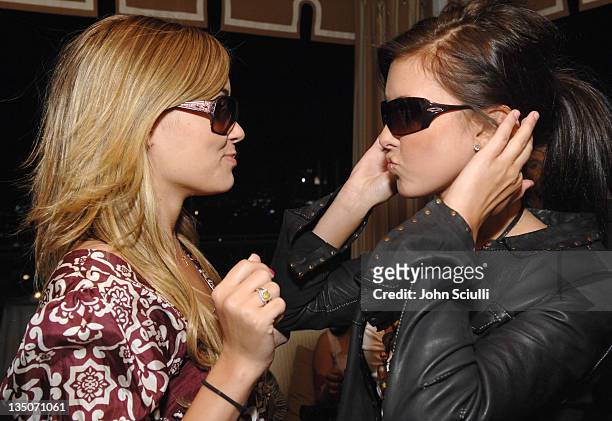 Lauren Conrad and Audrina Patridge during Oakley Women's Eyewear Launch Party at Sunset Tower Hotel in West Hollywood, California, United States.
