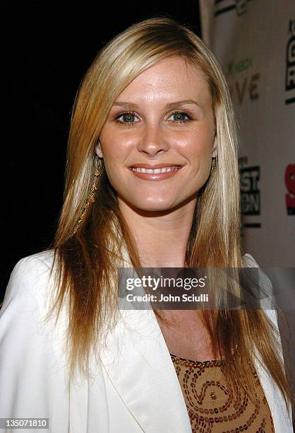 Bonnie Somerville during Stuff Magazine's Launch Party for Tom Clancy's Ghost Recon 2 at House of Blues Foundation Room in Los Angeles, California,...