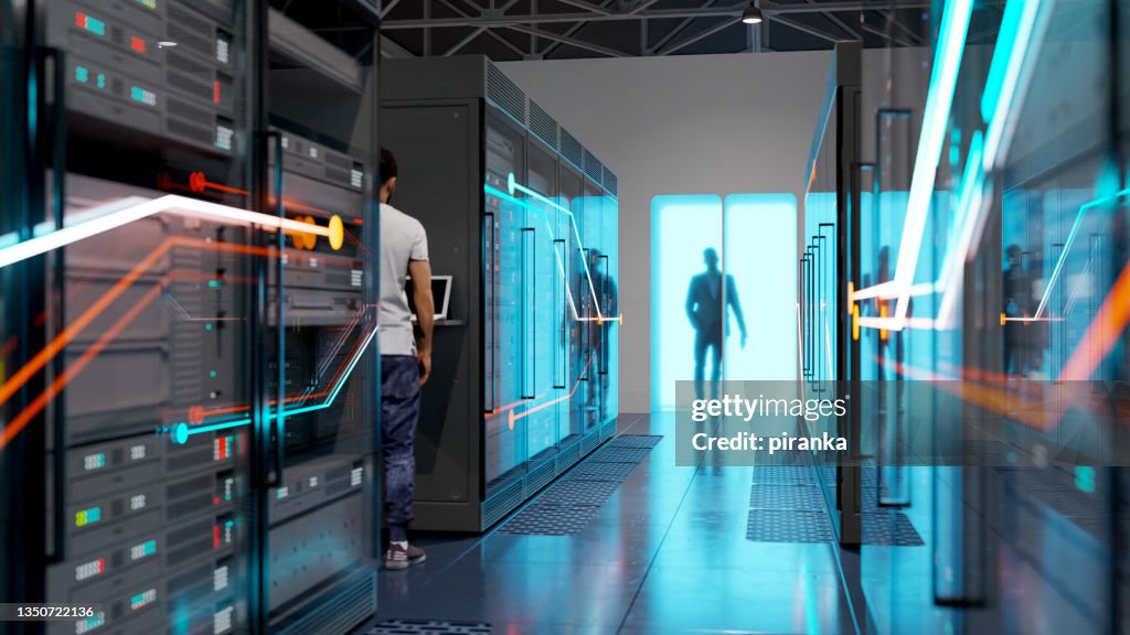 Interior do Data center