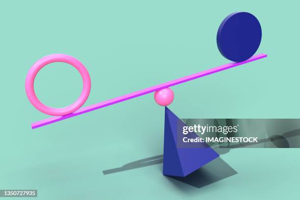 three-dimensional image with geometrical objects in equilibrium - balance finance minimal stock pictures, royalty-free photos & images