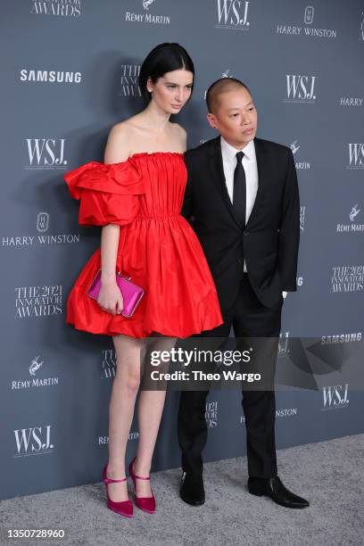 Meadow Walker and designer Jason Wu attend WSJ Magazine 2021 Innovator Awards at Museum of Modern Art on November 01, 2021 in New York City.