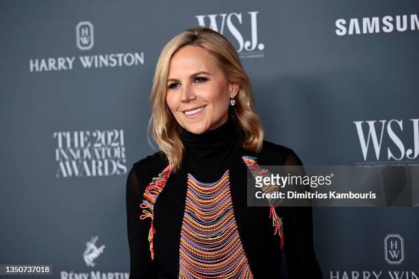 Tory Burch attends the WSJ. Magazine 2021 Innovator Awards sponsored by Samsung, Harry Winston, and Rémy Martin at MOMA on November 01, 2021 in New...