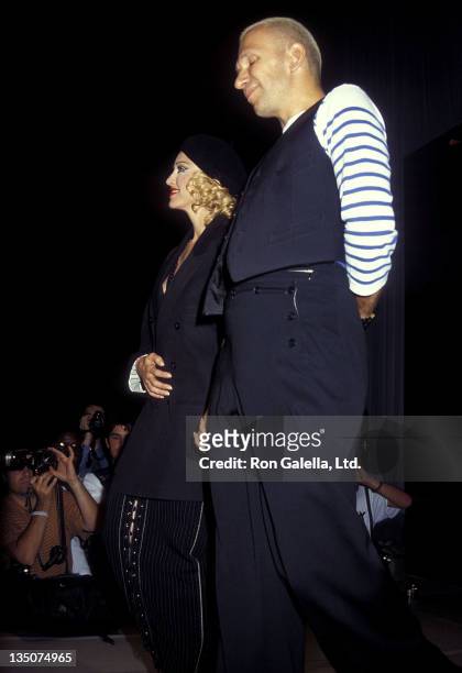 Jean Paul Gaultier Fashion Show To Benefit Amfar September 24 1992 ...