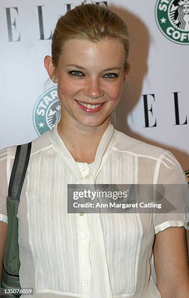 Amy Smart during ELLE 1st Green Issue Launch Party - Arrivals at Pacific Design Center in West Hollywood, California, United States.