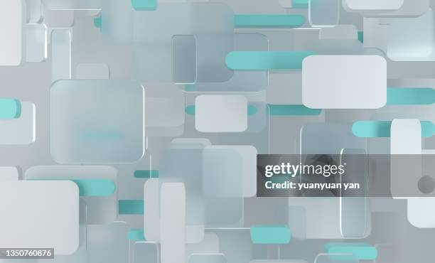 3d rendering abstract background - 3d glass stock pictures, royalty-free photos & images