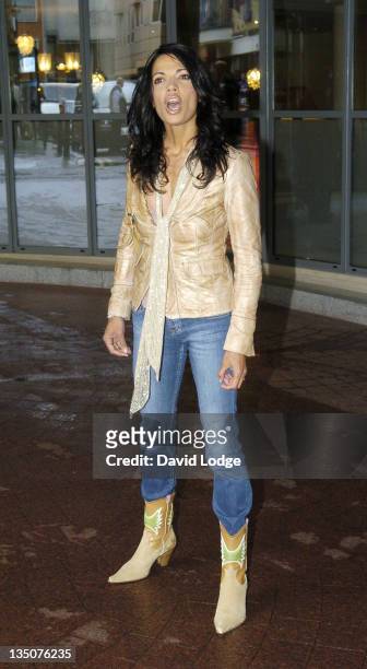 Jenny Powell during ITV1's Celebrity Wrestling - Press Launch at Soho Hotel in London, Great Britain.