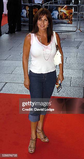 Linda Lusardi during "Stormbreaker" London Premiere at Vue West End in London, Great Britain.