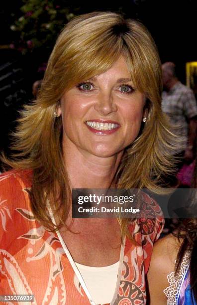 Anthea Turner during "Guys and Dolls" - Cast Change Press Night at Piccadilly Theatre in London, Great Britain.