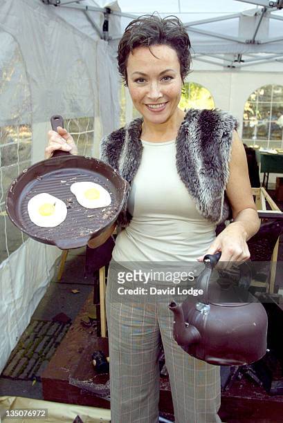 Amanda Mealing during Aga Launches Brand New Chocolate Colored Oven - Photocall at Soho Square in London, Great Britain.