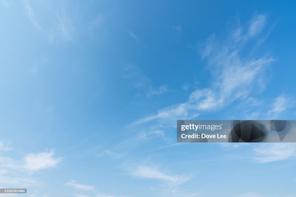Cloudy sky landscape