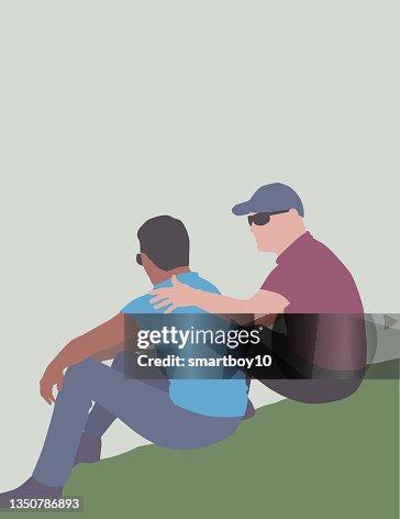 Two Men Talking Two Men Talking