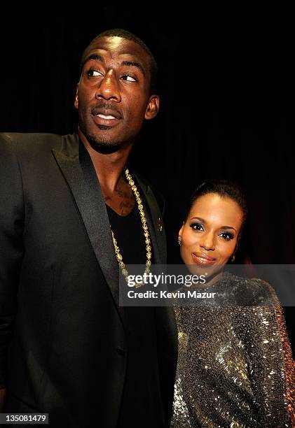 Player Amar'e Stoudemire and actress Kerry Washington attends The 2011 ESPY Awards held at the Nokia Theatre L.A. Live on July 13, 2011 in Los...