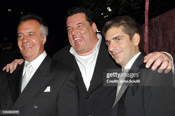 Tony Sirico, Steve Schirripa and Michael Imperioli