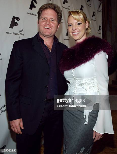 Stephen McPherson, President of ABC Entertainment and Katherine Heigl