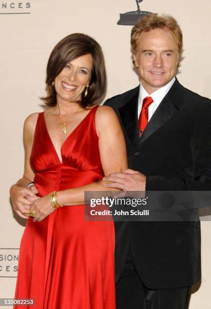 Jane Kaczmarek and Bradley Whitford, presenters during 58th Annual Creative Arts Emmy Awards - Press Room at Shrine Auditorium in Los Angeles,...