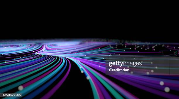 glowing spiral lines - generic graphic pattern stock pictures, royalty-free photos & images