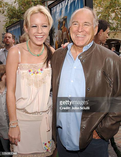 Brie Larson and Jimmy Buffett during "Hoot" Los Angeles Premiere - Red Carpet at The Grove in Los Angeles, California, United States.