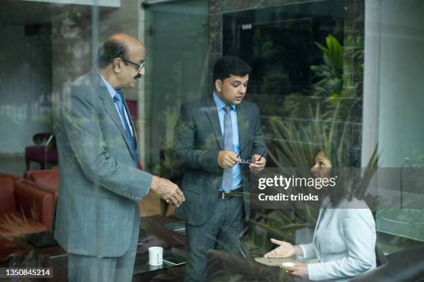 business people discussing at office - angry boss stock pictures, royalty-free photos & images