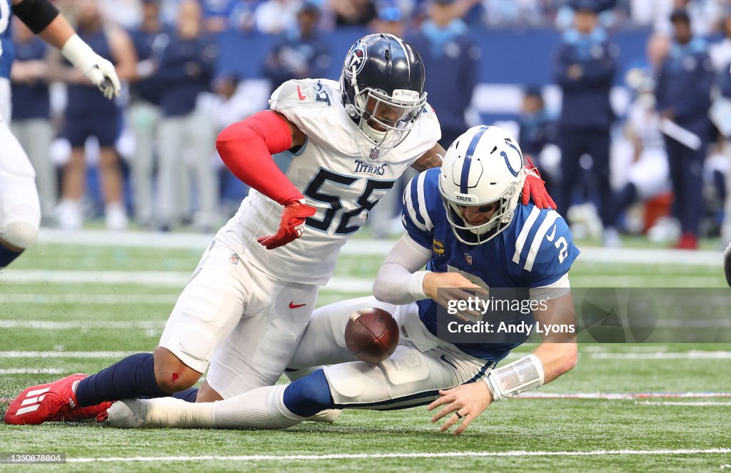 Tennessee Titans v Indianapolis Colts