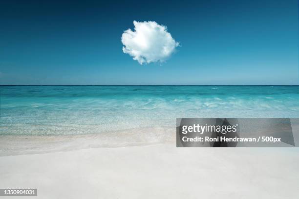 scenic view of sea against blue sky,kepulauan bangka belitung,indonesia - hendrawan stock pictures, royalty-free photos & images
