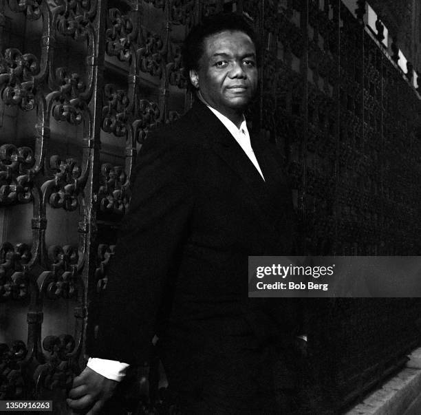 American singer, songwriter and record producer Lamont Dozier poses for a portrait circa October, 1990 in New York, New York.