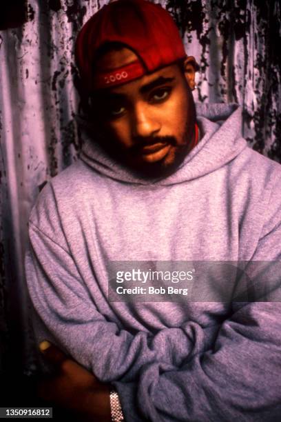 American rapper, record producer, singer, actor, DJ and former leader of A Tribe Called Quest, Q-Tip poses for a portrait circa November, 1999 in Los...